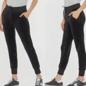 House of Harlow 1960 Black Velour Joggers SIZE XS